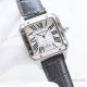 Swiss Quality Cartier Alberto Santos-Dumont de Auto Watches 39.5mm Black Leather Strap (2)_th.jpg